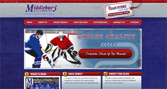 Desktop Screenshot of middleburysports.com