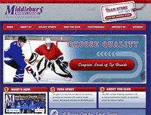 Tablet Screenshot of middleburysports.com
